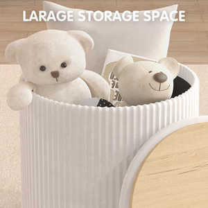 Thủ công sang trọng PU da Ottoman sưng húp phân với rắn chân gỗ ngựa chân Phân - Product Image 5