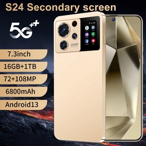 Original S24 siêu 7.3 inch điện thoại thông minh mở khóa thẻ kép 5G 16GB + 1TB Android qwerty bàn phím HD 108mp chống sốc điện thoại di động - Product Image 2