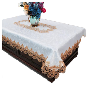 Lussuosa Tovaglia in Pizzo Poliestere con Tessitura Jacquard e Set di Coprisedie per Feste, Banchetti e Casa - Product Image 6