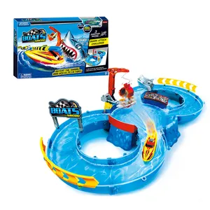Vente en gros de jouets préscolaires bon marché jeux éducatifs jouets aquatiques à fente mini bateau jouets électriques pour enfants