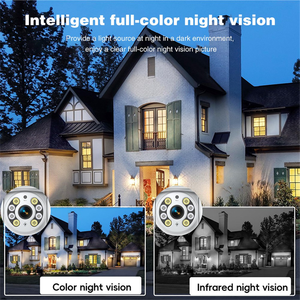 Nuevo Cupón de usuario 1080P Cámara inalámbrica WIfi Cámara de vigilancia de lentes múltiples para exteriores, intercomunicador bidireccional Monitor de bebé de visión nocturna - Product Image 2