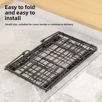 Organisateur d'évier escamotable à 2 niveaux, panier de rangement coulissant en fil métallique pour comptoir de cuisine, support à épices et outils