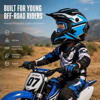 Nouveau casque de motocross intégral pour enfants et jeunes, fermeture rapide ABS, moto tout-terrain MX ATV, toutes saisons, logo personnalisé OEM