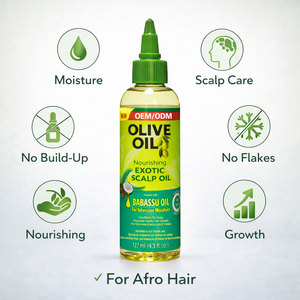 Aceite Vegano Orgánico Exótico para el Cuero Cabelludo con Aceite de Oliva y Aceite de Babassu, Promueve el Crecimiento Saludable del Cabello, Fórmula de Nutrición Concentrada - Product Image 6