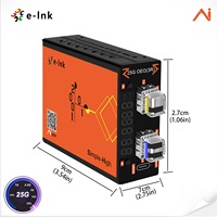 Répéteur AI intelligent géré 25G OEO 3R avec contrôle par application et écran frontal pour la surveillance des centres de données, SAN, LAN, MAN et contrôle par application mobile