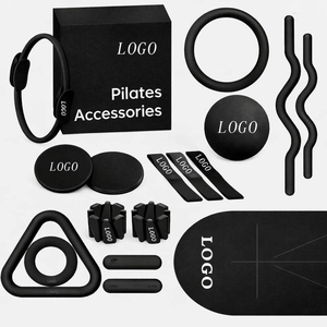 Yoga Mat Dumbbells Set Pilates Outfit Set Yoga Fitness Exercise Accessories Wrist Weight Dumbells Pilates <b>Ball</b> Yoga Mat Set - Product Image 4