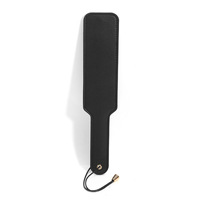 Fouet de Punition Léger en Cuir PU Noir de Haute Qualité, Style Minimaliste, pour Entraînement de Couple Adulte SM, Accessoire Alternatif