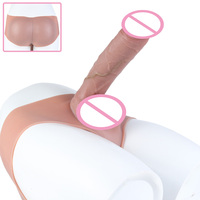 Funda de Pene Ultra Realista con Textura de Piel, Dildo Hueco para Usar, Funda de Alargamiento Masculino, Juguete Sexual para Parejas, Venta al por Mayor