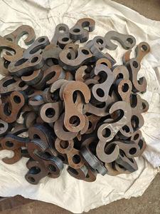 ชิ้นส่วนเหล็กแผ่นรีดร้อนแบบตัดตามสั่ง รูปทรงตะขอ สำหรับเครื่องจักร - Product Image 1