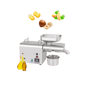 Mini presse à huile automatique à haut rendement pour la production d'huile comestible pour l'huile d'<span class=keywords><strong>olive</strong></span> de soja, de noix et de sésame - Product Image 1