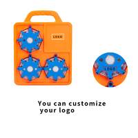 2019 Antichoc 6 Pack LED Feux De Route de Sécurité De Secours Rechargeable Clignotant Led ambre voyant avec sequentional fonction