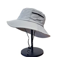 Gorra de Béisbol y Sombrero de Pescador Personalizados Syh1609, Color Sólido, Unisex, para Adultos, Casual, para la Playa, con Cierre de Cremallera