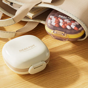 JUXINDA Boîte à pilules hebdomadaire à 7 compartiments, étanche, sans BPA, en PP moulé par injection, écologique - Product Image 3