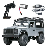 Voiture RC MN99S 1:12 2.4G 4x4 Télécommandée Tout-Terrain avec Phares LED, Direction Entièrement Proportionnelle, Camion RTR, Cadeaux pour Enfants