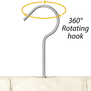 Túi Treo Vải Đa Năng Túi Đựng Quần Áo Túi Treo Có Móc Treo Đồ Giặt Tiện Dụng Tổ Chức Lưu Trữ Với Móc Xoay - Product Image 6