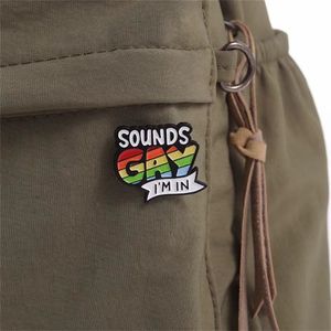 Pins de Esmalte Personalizados con Sonidos Gay, Insignias de Metal de Zinc con Arcoíris, Amor y Orgullo, Broches para Mochila, Camisa, Solapa, Joyería <span class=keywords><strong>LGBT</strong></span>, Graduación - Product Image 3