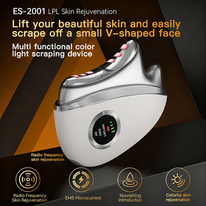 Outil de massage facial <span class=keywords><strong>électrique</strong></span> OEM ODM Gua Sha à micro-courant pour le cou et le visage, instrument de raclage facial Gua Sha pour les soins quotidiens du visage - Product Image 3