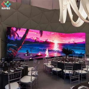 RAYBO Polonya P2.6 Kiralık Kavisli LED Ekran Esnek Panel Yüksek Çözünürlüklü LED Video Duvarı İç Mekan Otel Etkinlikleri için - Product Image 2