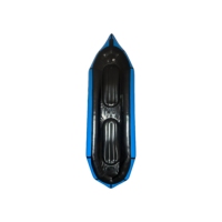 Tandem Whitewater 2 Orang TPU Inflatable Double Packraft dengan Lantai Terangkat Terintegrasi & Sistem Pengurasan Air Otomatis