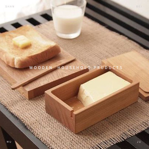 Mantequillera de Madera Rectangular para Conservar la Frescura, Vajilla de Cocina - Product Image 5