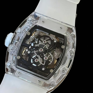 Reloj Deportivo de Moda de Alta Calidad con Diseño Tridimensional en Relieve, Estilo Chino, Transparente, en Forma de Barril, Mecánico Automático - Product Image 6
