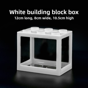 Jsd Bán Buôn Trong Suốt Acrylic Máy Tính Để Bàn Bể Cá Phong Cách Hiện Đại Mini Hình Chữ Nhật Nhỏ Nhựa Betta & Cá Vàng Hộp - Product Image 2