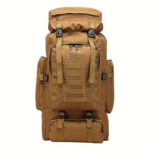 Vintage Waterproof Tactical <b>Backpack</b> with MOLLE System Foldable Design and Large Capacity - Product Image 5