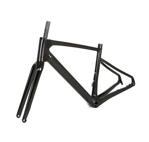 Cadre de vélo de route tout-terrain en fibre de carbone 700c, supports de freins à disque, sans marque, x1000, 51cm - Product Image 1