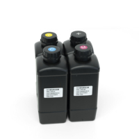 Tinta Rígida para Impresora UV, Inyección Consistente, C M Y K, 1L, para Impresión Digital Industrial