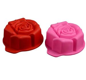 Beautiful Rose Shape Home Baking Pan Mold Cake DIY <b>Silicone</b> Cake <b>Tool</b> Mold fondant <b>silicone</b> mold chocolate bar mold decorative s - Product Image 4