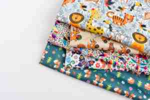 Pul7578 사용자 정의 디지털 인쇄 100% 재활용 폴리에스터 인터록 풀 방수 직물 텔라 풀 아기 천 기저귀를위한 불 투과성 - Product Image 2