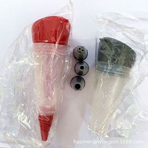 Stylo à pâtisserie portable en silicone, avec embouts épaissis pour la décoration, idéal pour la confection <span class=keywords><strong>de</strong></span> chocolats, fondants, macarons, biscuits - Professionnel - Product Image 2
