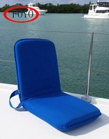 Pochette de rangement pliable pratique FOYO à fixer au dossier, idéale pour le rangement de petits objets pour accessoires de bateau/yacht/kayak.