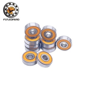 Roulement à billes à gorge profonde en acier Flyleopard 6900 2RS avec capuchon orange 10x22x6mm pour boîtier de pédalier de vélo - Product Image 5