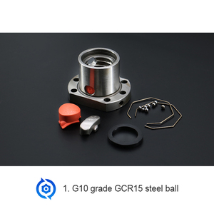 Hltnc tốc độ cao độ chính xác cao CNC bóng vít sfu3205 3210 100-6000mm tùy chỉnh với mặt bích đơn bóng Nut cho máy CNC - Product Image 3