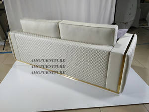 Ensemble de <span class=keywords><strong>canapé</strong></span> en cuir <span class=keywords><strong>Nubuck</strong></span>, photos de meubles de salon de luxe, mariage, nouveau modèle - Product Image 4