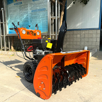 Machine à balayer la neige d'extérieur avec balai rotatif pour le déneigement des trottoirs