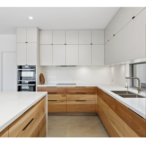 Tủ Bếp Gỗ Sồi Hai Tông Giá Rẻ Rta Sẵn Sàng Lắp Ráp Tủ Với Mặt Bàn Thạch Anh - Product Image 6