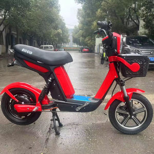 Popolare <span class=keywords><strong>Bicicletta</strong></span> Elettrica da 18 Pollici, Scooter Elettrico 350W 25KM/h 12Ah/15Ah/17.5Ah/20Ah con Motore Posteriore 48V, Bici Elettrica Economica - Product Image 5