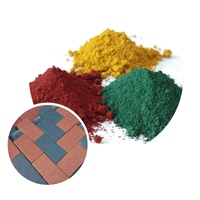 Fabricants de produits en ciment pour sols peinture produits en caoutchouc peinture routière oxyde de fer rouge 110 120 pigment pour ciment brique en béton