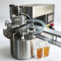 Machine de remplissage entièrement automatique de pâte de tomate avec piston rotatif et unité de remplissage à chaud