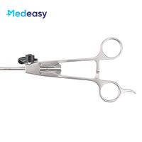 Medeasy Laparoscopic Instruments Needle Holder Forceps O Type Handle Reusable Medical Stainless Steel Laparoscopic Needle Holder