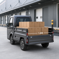 Nouveau design de mini camionnette électrique, style moderne, véhicule utilitaire à 4 roues pour la logistique urbaine et le transport agricole