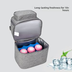 Nouveau <span class=keywords><strong>sac</strong></span> <span class=keywords><strong>isotherme</strong></span> grande capacité, <span class=keywords><strong>sac</strong></span> à dos portable pour poussette, <span class=keywords><strong>sac</strong></span> à fermeture éclair imperméable - Product Image 3