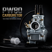 Carburateur pour moto Yamaha PW80 PY80 BW80 V80 CY50 V50 CY 80 PW 80 PY 80 50cc 80cc, carburateur deux temps, moto tout-terrain, VTT