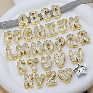 Nuevo Brazalete de Reloj para Mujer con 26 Letras Inglesas, Diseño Colorido con Cuerda y Circones, Accesorio Colgante DIY - Product Image 3