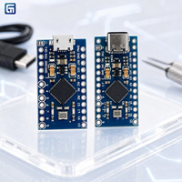 Carte de développement de microcontrôleur Mini MCU avec interface Type-C et Micro-USB en option, riches ports GPIO I/O, micrologiciel open source