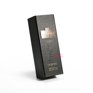 Scatole regalo in <span class=keywords><strong>cartone</strong></span> in carta cucite personalizzate per whisky spugna laminata opaca goffrata per l'imballaggio di bottiglie di vino - Product Image 3