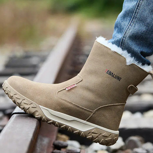 Competitive Price Anti-Pinch Winter Warmth Waterproof Plush Lining Construction Anti-Chill Safety Shoes - Product Image 2