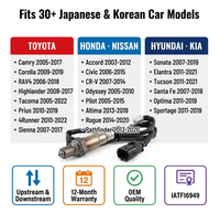 Capteur d'oxygène pour Toyota, Honda, Nissan, Hyundai, Kia, voitures japonaises et coréennes, capteur O2 avant et après catalyseur, certification IATF16949